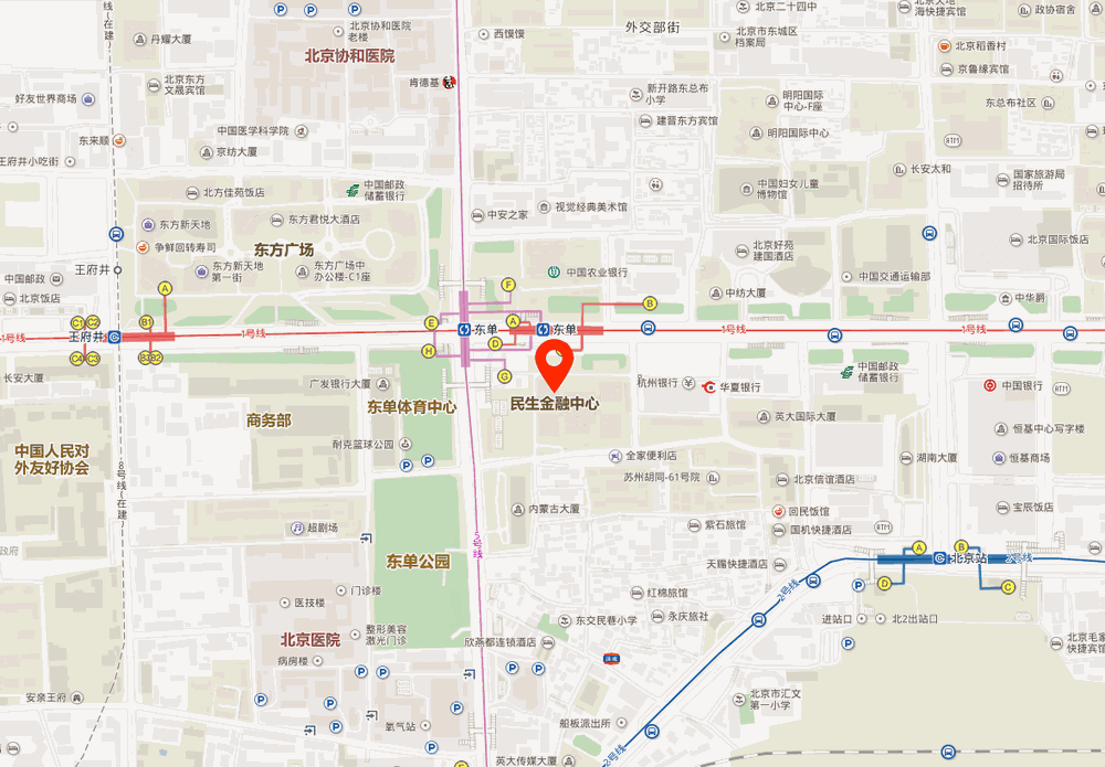 民生金融中心位置地图